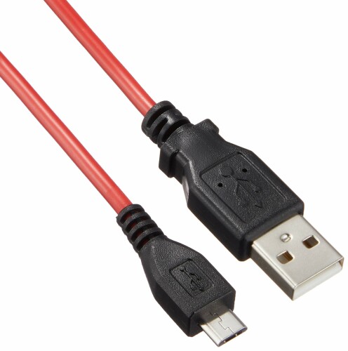 JAN 4571422520798 SSA｜エスエスエーサービス USB-A ⇔ micro USBケーブル 充電 レッド SU2-MC200R 2.0m 株式会社エスエスエーサービス パソコン・周辺機器 画像