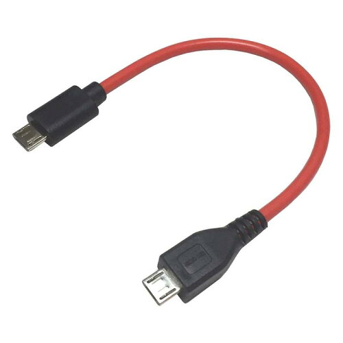 JAN 4571422520927 SSAサービス micro USB ⇔ USBホストケーブル 転送 /0.1m レッド SU2-MCH10MR 株式会社エスエスエーサービス パソコン・周辺機器 画像