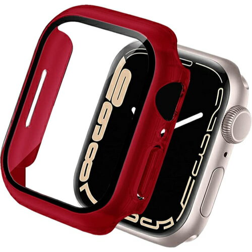 JAN 4571480042485 クールモバイルカンパニー Apple Watch Series 7 41mm 用フルカバーケース レッド AWPC41-RD クールモバイルカンパニー株式会社 スマートフォン・タブレット 画像