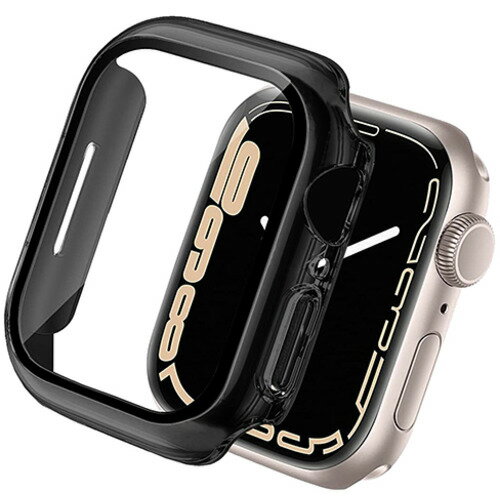 JAN 4571480042508 クールモバイルカンパニー Apple Watch Series 7 45mm 用フルカバーケース ブラック AWPC45-BK クールモバイルカンパニー株式会社 スマートフォン・タブレット 画像