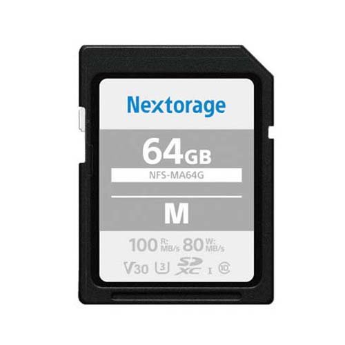 JAN 4571512950122 Nextorage SDカード 64GB NFS-MA64G/N Nextorage株式会社 TV・オーディオ・カメラ 画像