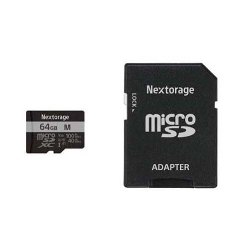 JAN 4571512950160 Nextorage microSDXC UHS-Iメモリーカード 64GB NUS-MA64G/N Nextorage株式会社 TV・オーディオ・カメラ 画像