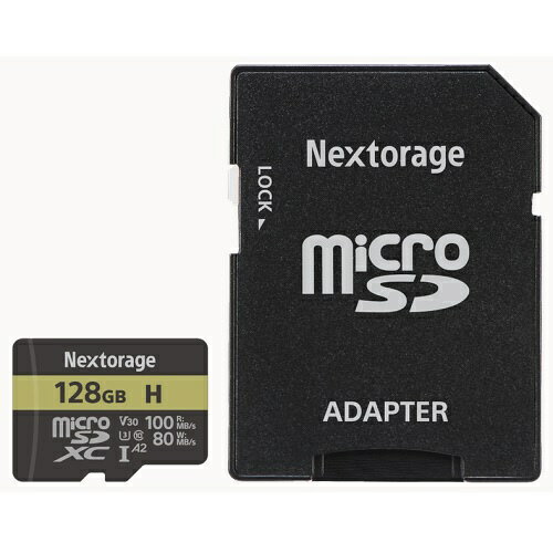 JAN 4571512950443 Nextorage microSD 128GB NM1A128/IHAN Nextorage株式会社 パソコン・周辺機器 画像