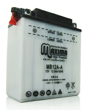JAN 4573199070407 マキシマ 開放型バッテリー MB12A-A 有限会社ライズコーポレーション 車用品・バイク用品 画像