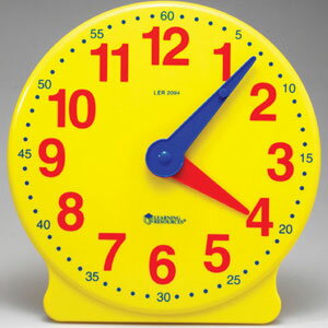 JAN 4573205120225 Learning Resources Big Time TM Demonstration Clock 学習時計 デモ用 LSP 2094-J 株式会社ドリームブロッサム おもちゃ 画像