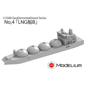 JAN 4573259020144 モデリウム 1/2500 GeoElementalVessel Series No.4 LNG船B レジンキット 有限会社モデリウム ホビー 画像