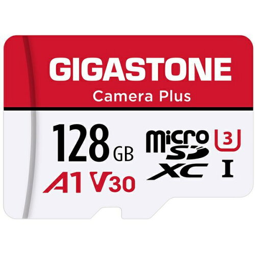 JAN 4573499581009 Gigastone Japan GJMX-128GA1U3R microSDXCカード 128GB SDカードケース付き UHS-I U1 A1スペック 最大読み取り速度100MB/ s 4K ＆ Full HDビデオ撮影対応 Gigastone Japan株式会社 TV・オーディオ・カメラ 画像