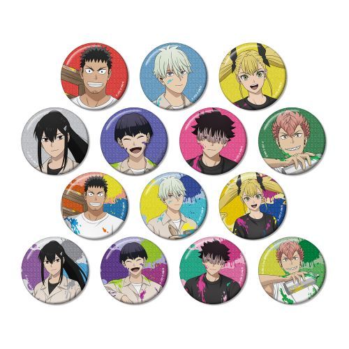 JAN 4573643136093 怪獣8号 描き下ろし ペイントスタイル Ver. トレーディング グリッター缶バッジ BOX グッズ 株式会社arma bianca ホビー 画像