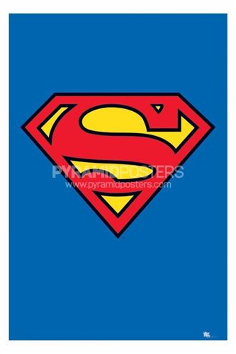 JAN 4580127813753 アメコミ映画 スーパーマン SUPER MAN LOGO PPC045 ポスター 株式会社ブライエンタープライズ 本・雑誌・コミック 画像