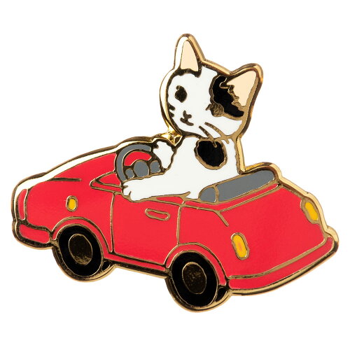 JAN 4580134100501 【ポタリングキャット】【ピンズコレクション ミニカー 猫】(PZ-4)ソフト七宝タイプの魅力のピンズ 有限会社ポタリングキャット ジュエリー・アクセサリー 画像