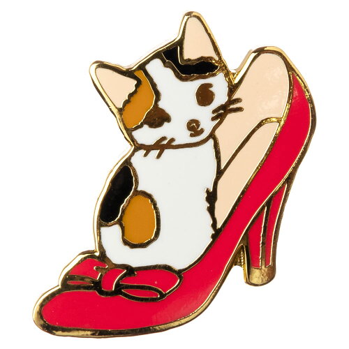 JAN 4580134100648 【ポタリングキャット】【ピンズコレクション 靴 猫】(PZ-18)ソフト七宝タイプの魅力のピンズ 有限会社ポタリングキャット ジュエリー・アクセサリー 画像