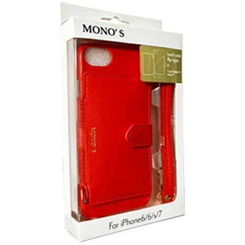JAN 4580168597391 エー・フリーク｜a-freak iPhone 7用 MONO’S hard case flip type レッド MHC67-001 株式会社エー・フリーク スマートフォン・タブレット 画像