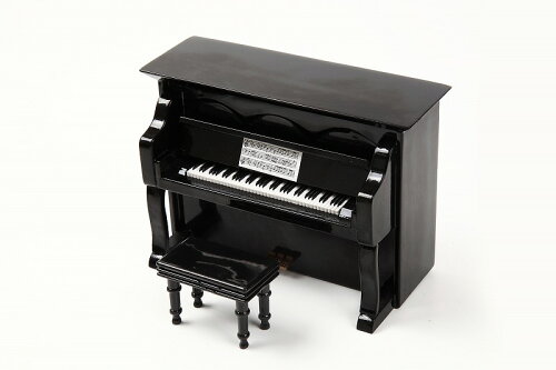 JAN 4580229072348 ミニチュア楽器　アップライトピアノ 黒 Just-On 楽器・音響機器 画像
