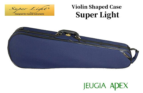 JAN 4580229451839 スーパーライト Super Light シェイプトバイオリンケース 三角型 ブルー ロッコーマン株式会社 楽器・音響機器 画像