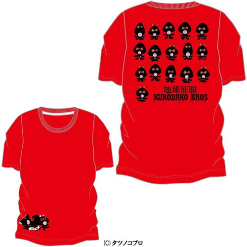 JAN 4580242798478 地球防衛軍秘密基地本部 とんでも戦士ムテキング クロダコBROS Tシャツ(赤/Lサイズ)(U8944) 有限会社アルバトロス・ジャパン ホビー 画像