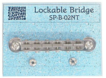 JAN 4580246220203 FREEDOM Lockable Bridge チタンサドル SP-B-02NT/Nickel 有限会社フリーダムカスタムギターリサーチ 楽器・音響機器 画像