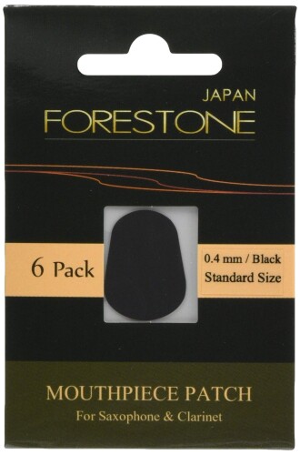 JAN 4580341935989 フォレストーン マウスピースパッチ 黒 0.4mm Forestone Japan株式会社 楽器・音響機器 画像