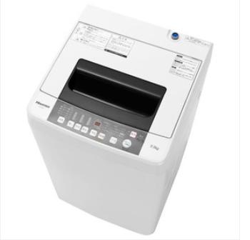 JAN 4580341983058 ハイセンス 全自動洗濯機5．5kg オリジナル ホワイト HW-E5502 ハイセンスジャパン株式会社 家電 画像