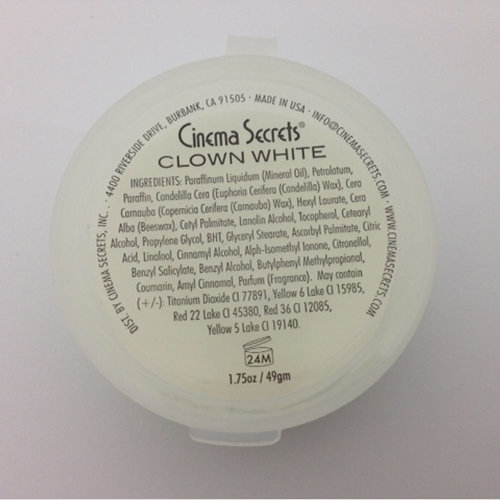 JAN 4580354770492 クリームメイクアップ クラウンホワイト cream makeup, clown white, 1.75oz/  cc502 白塗り, 有限会社レインフォレスト・フィルム ホビー 画像