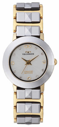 JAN 4580397952664 TECHNOS タングステン＆きらきら腕時計レディース T9816GS 有限会社ティーツーインターナショナル 腕時計 画像