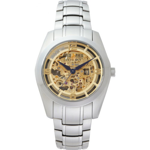 JAN 4580397960225 ゴールドファイル スケルトンメンズ腕時計 ゴールド 有限会社ティーツーインターナショナル 腕時計 画像