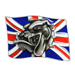 JAN 4580407369178 ベルトバックル ブルドッグ 3D ユニオンジャック イギリス国旗 犬 株式会社デジスト バッグ・小物・ブランド雑貨 画像