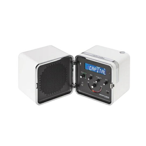 JAN 4580435600519 BRIONVEGA｜ブリオンベガ ブルートゥーススピーカー radio.cubo White Snow TS522D+S 50-BN-J Bluetooth対応 株式会社ネイビーズ TV・オーディオ・カメラ 画像