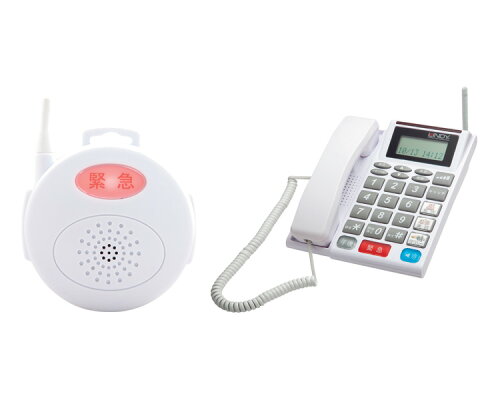 JAN 4580471300015 Qコール電話機+話せるペンダント 親機+ペンダント子機 KQ42540 医薬品・コンタクト・介護 画像