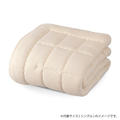 JAN 4580584124539 03BASIC ベッドパッド ラミー麻100% DL(ダブルロング) キナリ BPR052DL 丸三綿業株式会社 インテリア・寝具・収納 画像