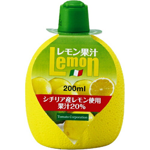 JAN 4582152498103 レモン果汁20％(200mL) 株式会社トマトコーポレーション 食品 画像