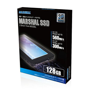 JAN 4582255119790 MARSHAL 3D NAND SSD MAL2128SA-AS3DL 128GB FFF SMART LIFE CONNECTED株式会社 パソコン・周辺機器 画像
