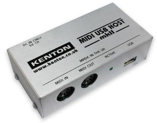JAN 4582348924102 Kenton Electronics USB to MIDI コンバーター MIDI-USB Host Mk2 有限会社〓産起業 楽器・音響機器 画像