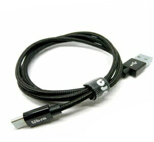 JAN 4582399414676 デイトリッパー USB Type-Cケーブル USB2.0 1m ロープタイプ ブラック ブラック LBR-TCC1MBK 株式会社デイトリッパー パソコン・周辺機器 画像