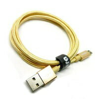 JAN 4582399414683 デイトリッパー USB Type-Cケーブル USB2.0 1m ロープタイプ ゴールド ゴールド LBR-TCC1MGD 株式会社デイトリッパー パソコン・周辺機器 画像