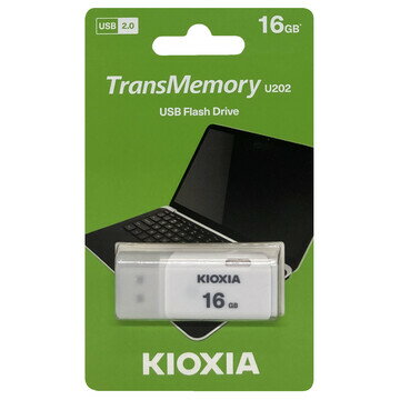 JAN 4582563850194 KIOXIA TransMemory U202 USBメモリ 16GB USB2.0 LU202W016GG4 キオクシア株式会社 パソコン・周辺機器 画像