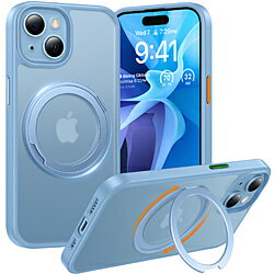 JAN 4582724761383 TORRASトラス UPRO Ostand Pro Case for iPhone 15 Torras トーラス ライトブルー X00FX0740 楽創天成株式会社 スマートフォン・タブレット 画像