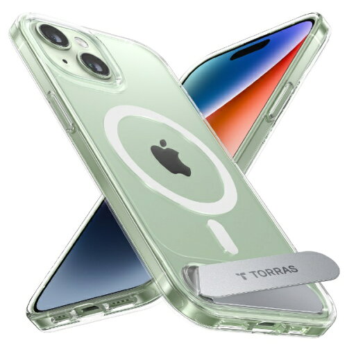 JAN 4582724761482 TORRASトラス UPRO Pstand Case for iPhone 15 Torras トーラス クリア X00FX0409 楽創天成株式会社 スマートフォン・タブレット 画像