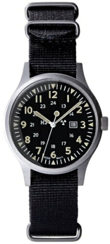 JAN 4589452390779 ナバルウォッチ US Force Type ステンレススチール MIL01BBK 有限会社トリニティーデザインラボラトリー 腕時計 画像
