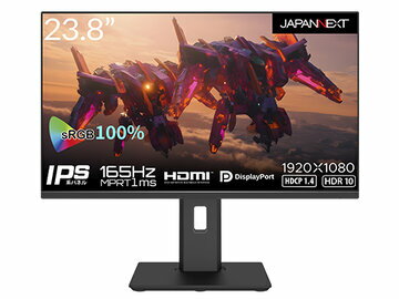 JAN 4589511162583 JAPANNEXT ゲーミングモニター JN-238GI165FHDR-HSP 株式会社JAPANNEXT パソコン・周辺機器 画像