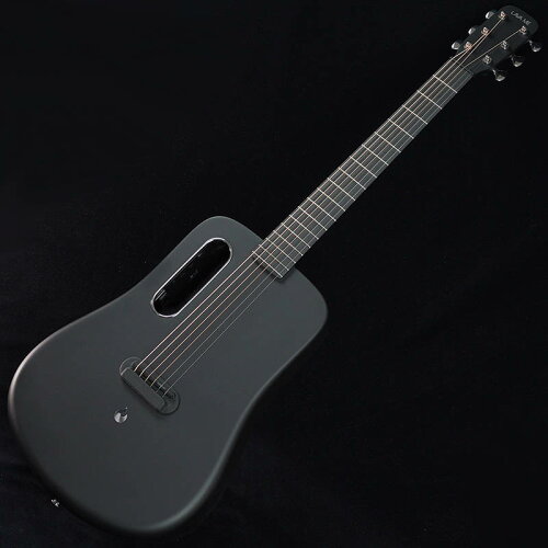 JAN 4589537332229 LAVA MUSIC ラヴァ・ミュージック アコースティックギター LAVA ME2 Black 革新的デザインのカーボンファイバーミニギター！ (同)NEXT TONE 楽器・音響機器 画像