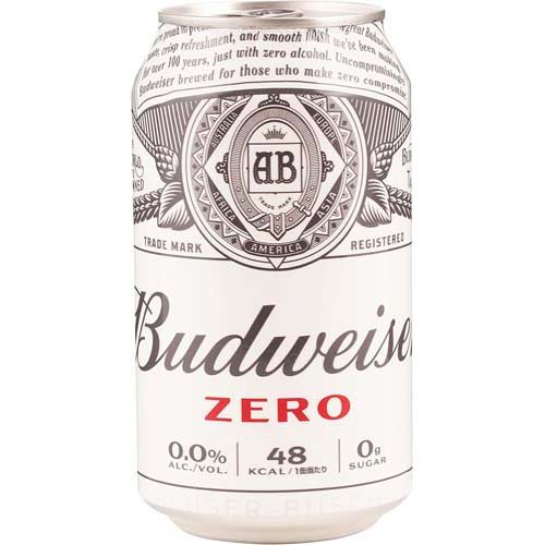JAN 4589724811766 バドワイザー ゼロ ケース 350〓24 Anheuser-Busch InBev Japan株式会社 ビール・洋酒 画像