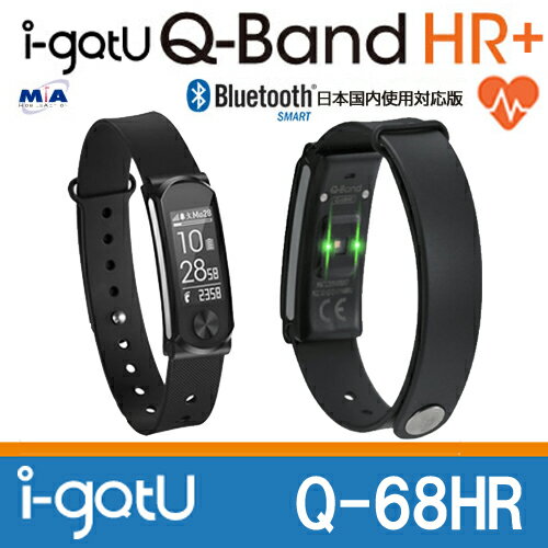JAN 4589761739283 Mobile Action 腕時計型心拍計搭載 活動量計 Bluetooth スマートリストバンド i-gotU Q-Band HR+ Q-68HR アーカム株式会社 スポーツ・アウトドア 画像