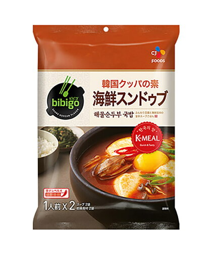 JAN 4589897452360 CJ FOODS JAPAN bibigo 韓国クッパの素 海鮮スンドゥブ 47.4g CJ FOODS JAPAN株式会社 食品 画像