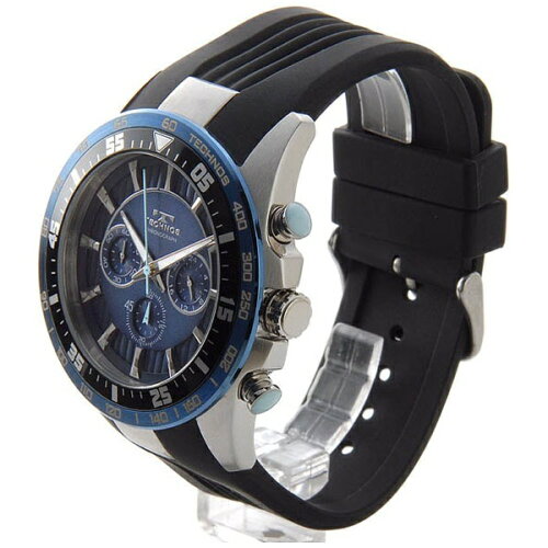 JAN 4589911854521 テクノス Technos クロノグラフ ダイバーズ メンズ T6398SN 有限会社ティーツーインターナショナル 腕時計 画像