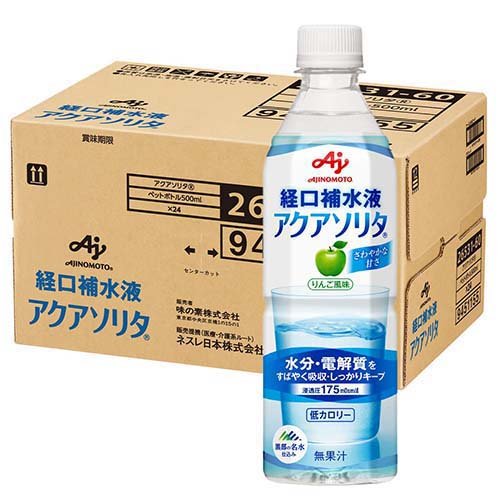 JAN 4901001914388 味の素 アクアソリタ(500ml*24本入) 味の素株式会社 水・ソフトドリンク 画像