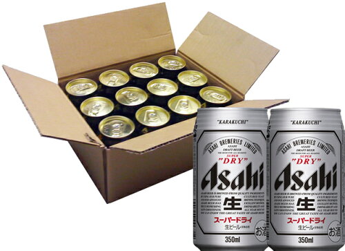 JAN 4901004006738 アサヒ スーパードライ 缶 350ml×12 アサヒビール株式会社 ビール・洋酒 画像