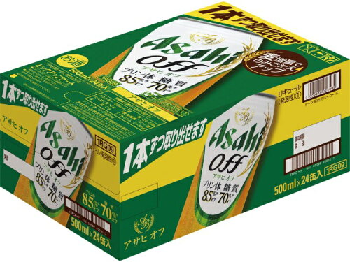 JAN 4901004010889 アサヒオフ缶500ml　24缶入り アサヒビール株式会社 ビール・洋酒 画像
