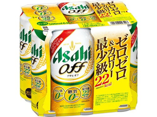 JAN 4901004027207 アサヒオフＱ缶５００ｍｌ　６缶パック アサヒビール株式会社 ビール・洋酒 画像