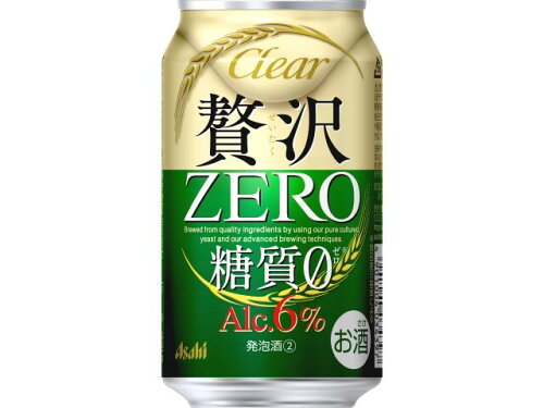 JAN 4901004034397 アサヒ クリアアサヒ 贅沢ゼロ 缶 350ml アサヒビール株式会社 ビール・洋酒 画像