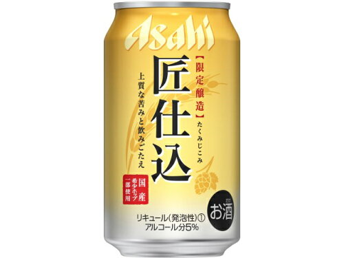 JAN 4901004039323 アサヒビール アサヒ匠仕込　缶３５０ｍｌ アサヒビール株式会社 ビール・洋酒 画像